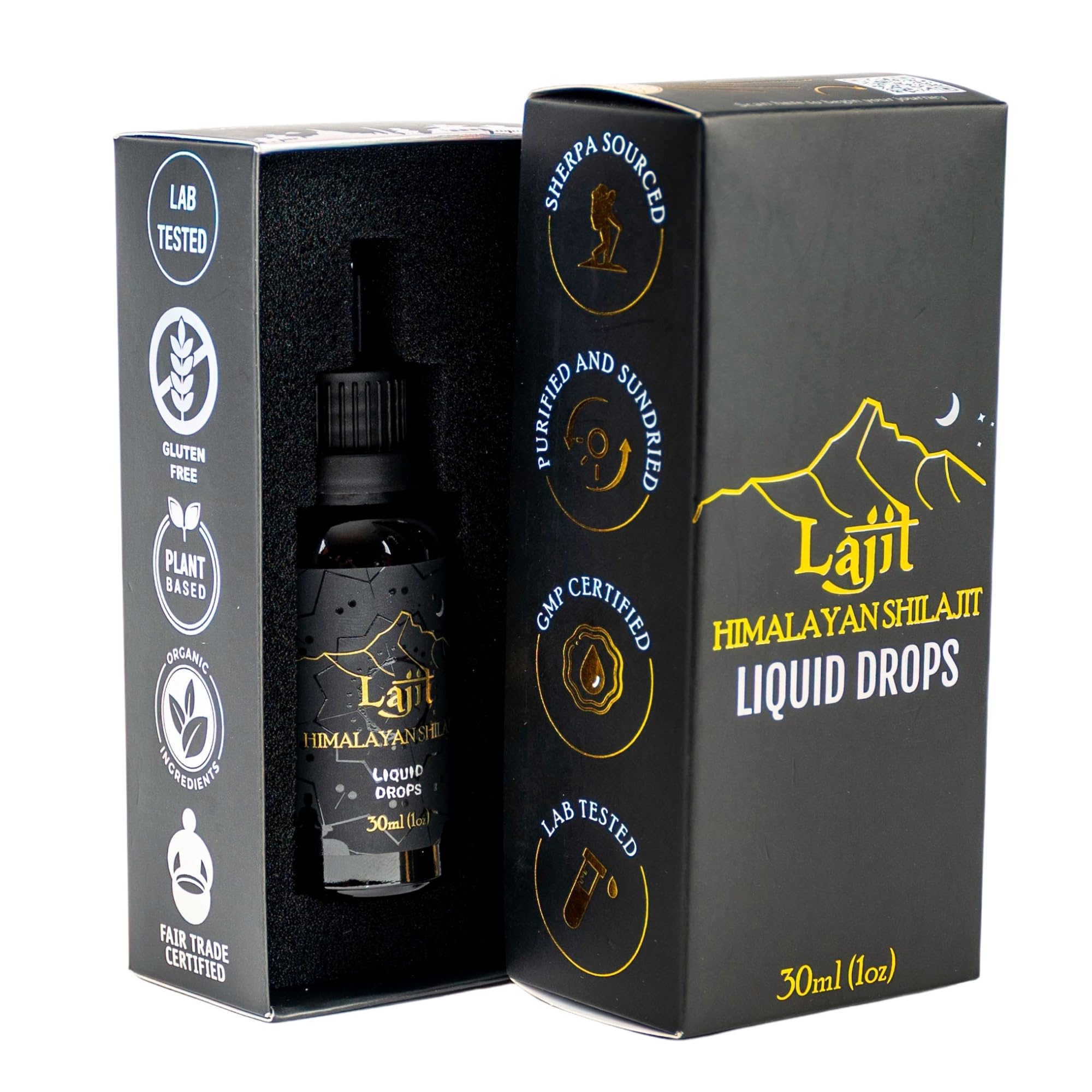 Amazon.com: Lajit Gold Grade Himalayan Shilajit Liquid Drops
